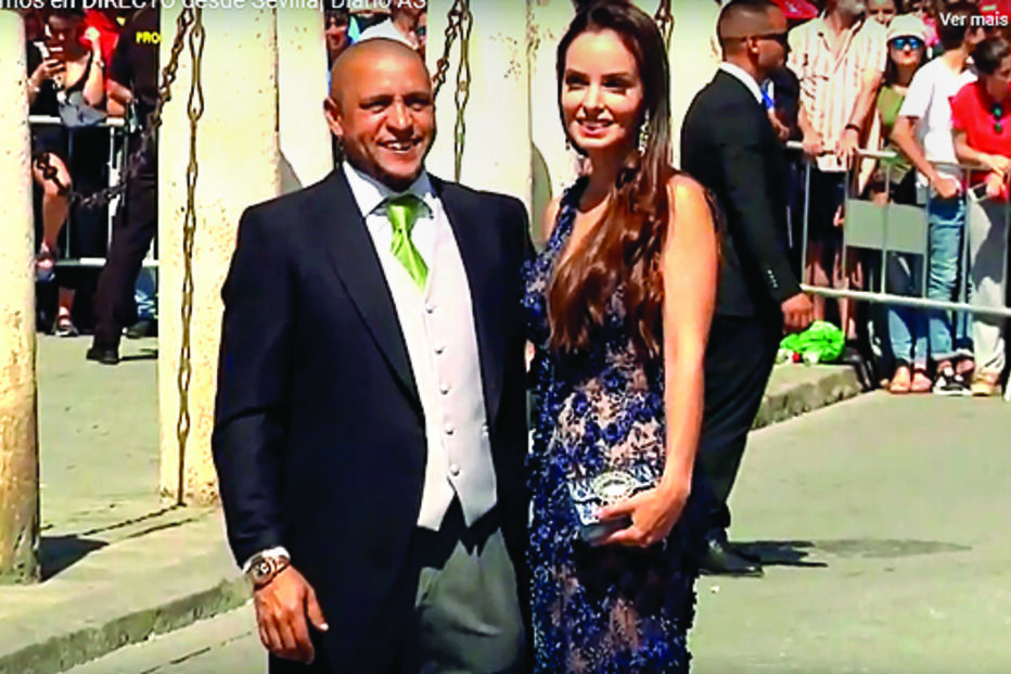Roberto Carlos e a mulher