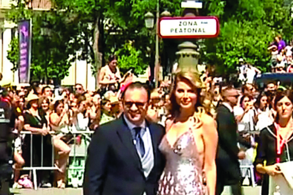 Predrag Mijatovic e a mulher Aneta