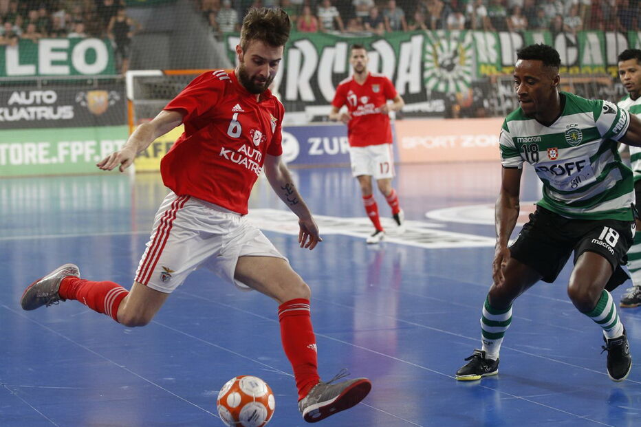 Jogador de futsal do benfica