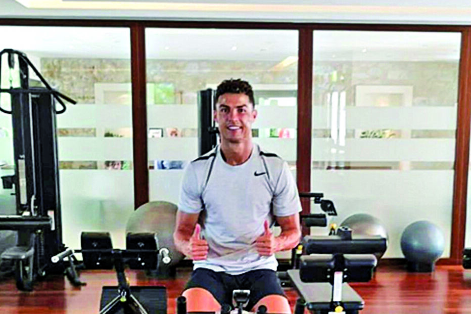 Craque não descura o exercício físico, mesmo quando está de férias 