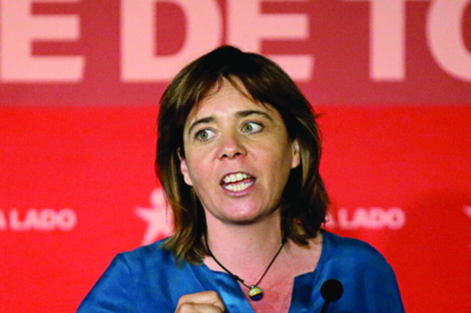 Catarina Martins é a coordenadora do Bloco de Esquerda