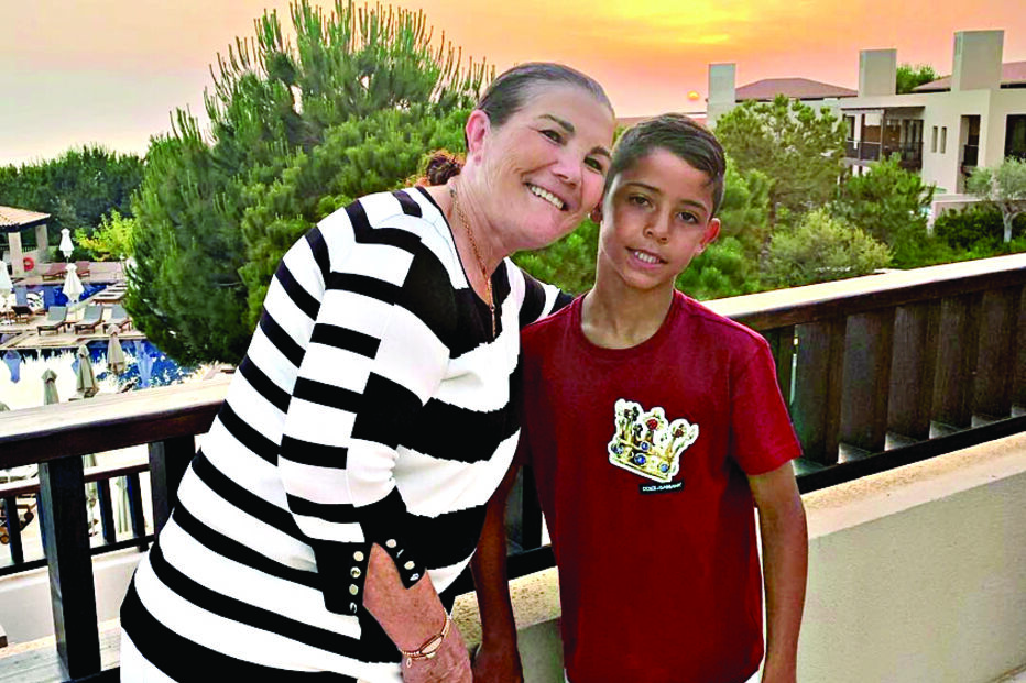 Dolores Aveiro assinalou a data de aniversário do neto