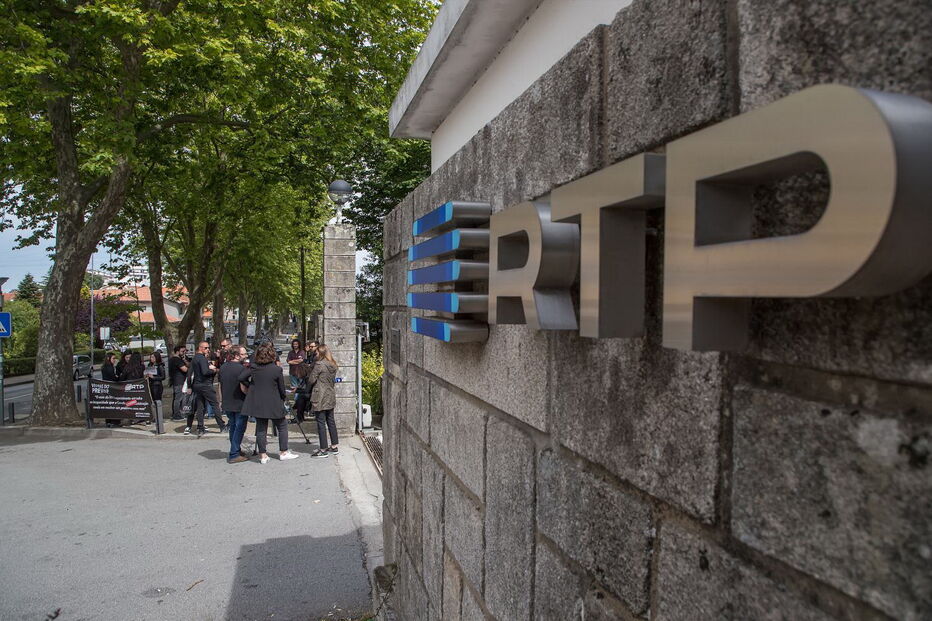Trabalhadores da RTP protestam