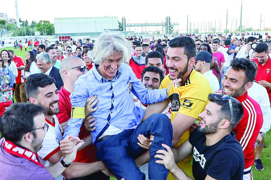 Filipe Moreira foi treinador da subida do Vilafranquense  