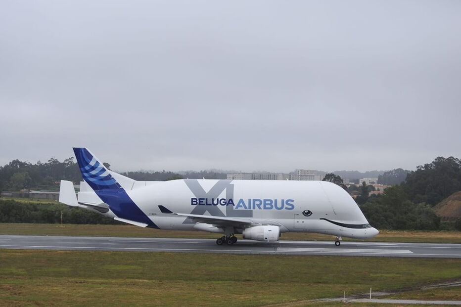 Avião Airbus A330-743L, conhecido como Beluga XL	