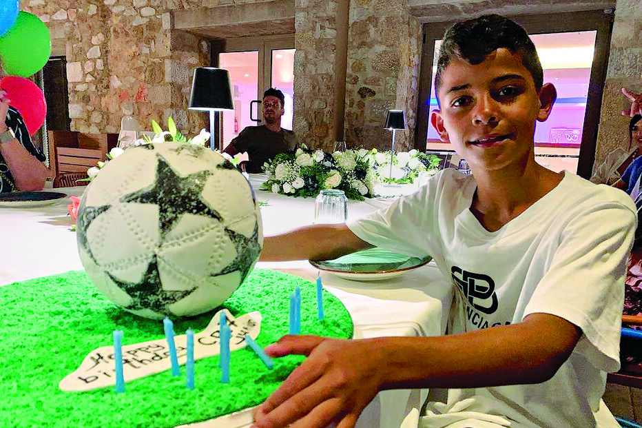 Festa de aniversário de Cristianinho em família