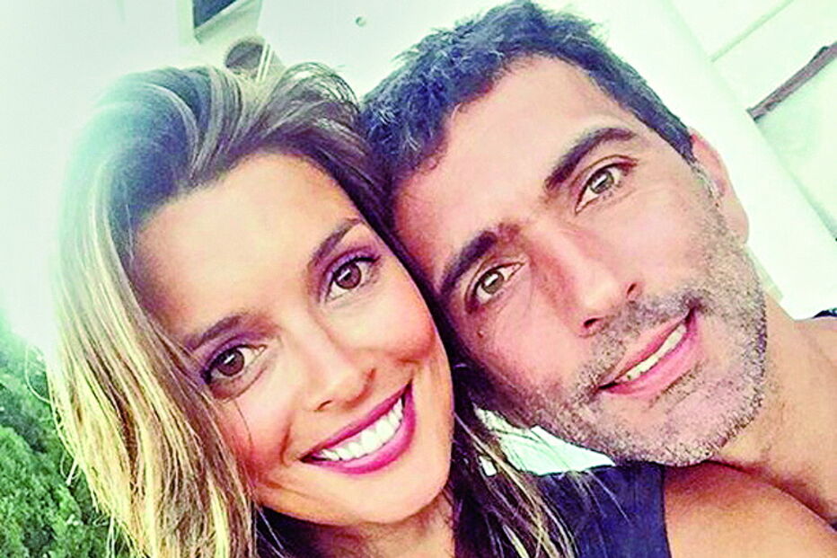 Maria Cerqueira Gomes e o namorado