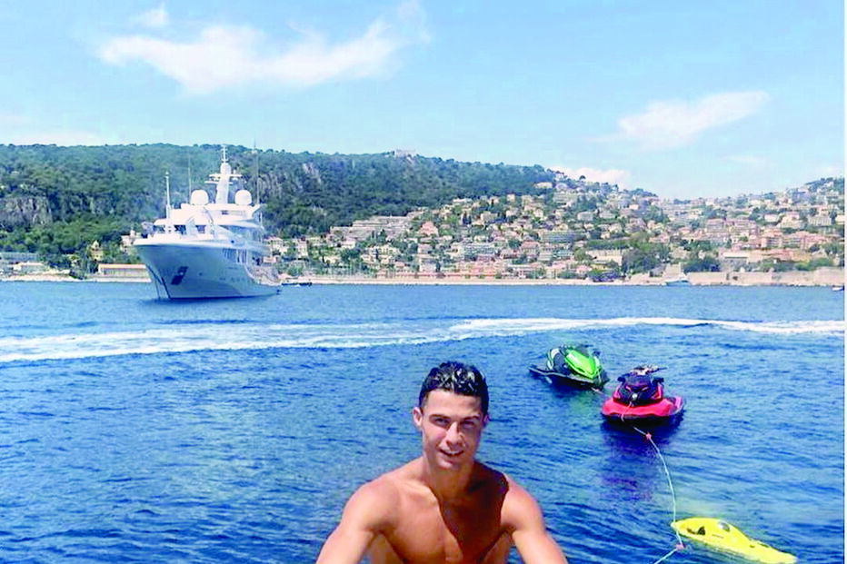 Cristiano Ronaldo de férias 