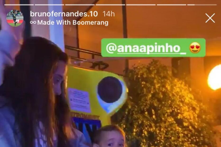 Bruno Fernandes está de férias no Algarve