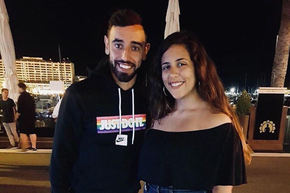 Bruno Fernandes está de férias no Algarve