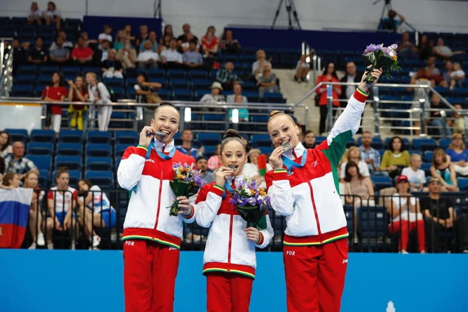 Bárbara Sequeira, Francisca Maia e Francisca Sampaio Maia ficaram em segundo lugar
