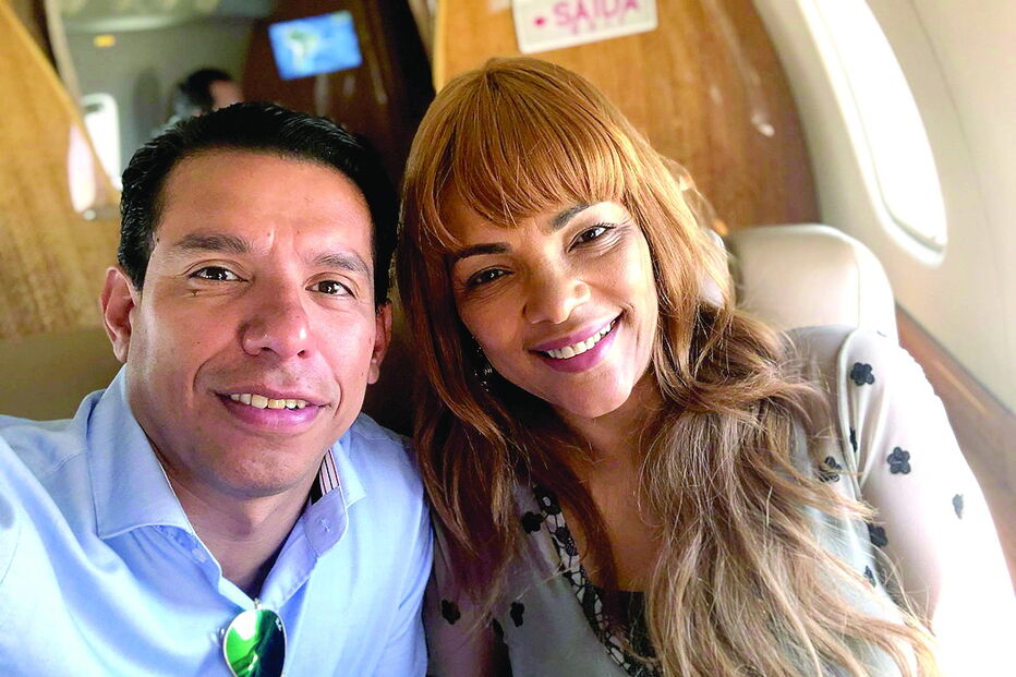 Anderson do Carmo e a deputada Flordelis 