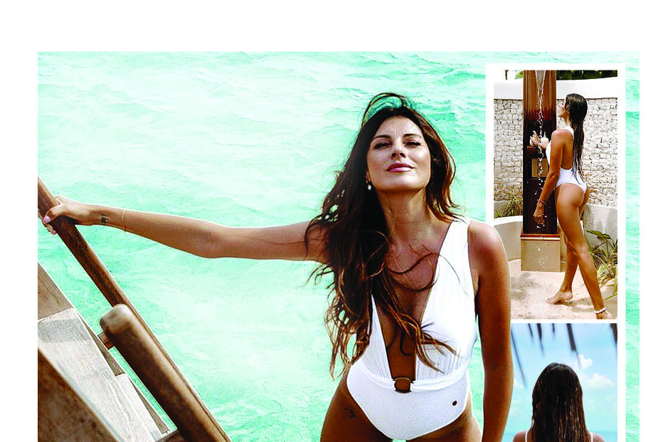 Magali incendiou a Internet com as fotos de férias