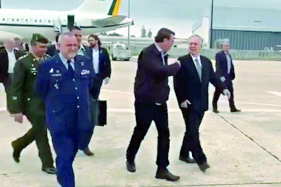 Bolsonaro fez uma escala em Lisboa