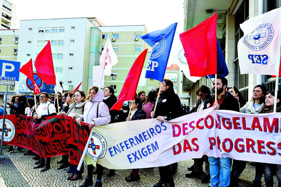 Greve dos enfermeiros vai durar quatro dias na próxima semana, de 3ª a 6ª  