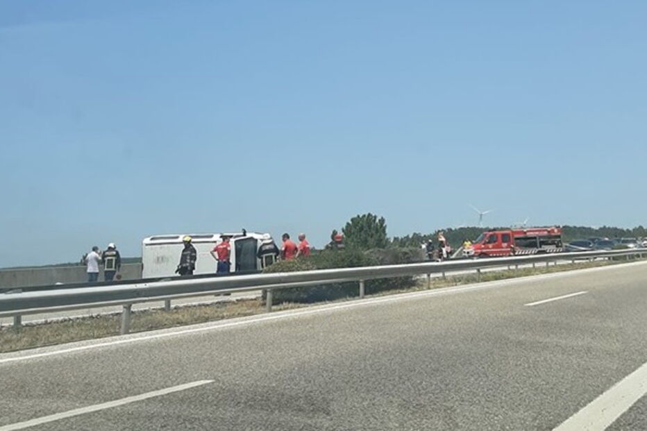 Sete jovens feridos em despiste na A1 em Alcanena