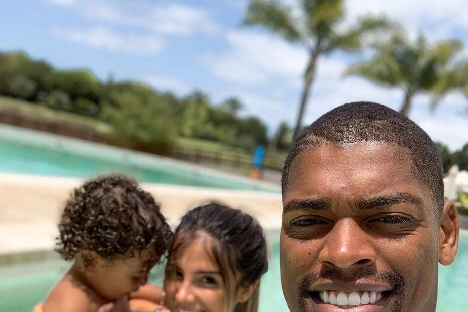 Ivan Cavaleiro, Andreia Filipa Nunes e o bebé Jaden