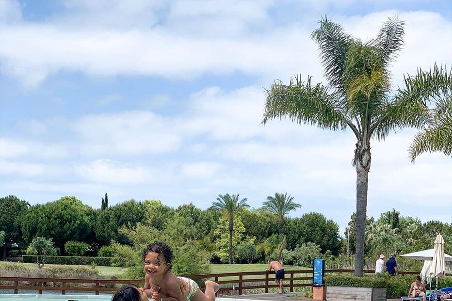 Ivan Cavaleiro, Andreia Filipa Nunes e o bebé Jaden