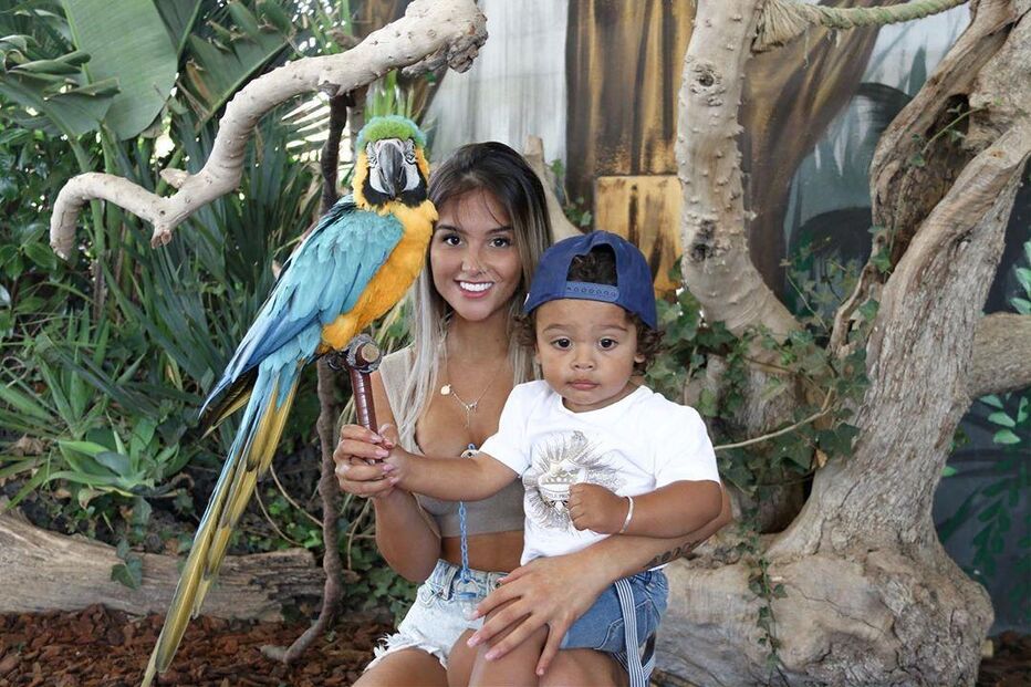 Ivan Cavaleiro, Andreia Filipa Nunes e o bebé Jaden