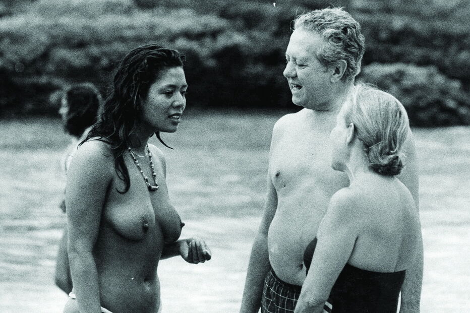 Mário Soares de férias em 1986