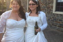 Dawn Pullen-Lee com Rebecca