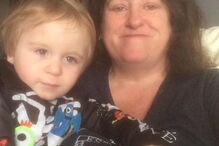 Dawn Pullen-Lee com o filho