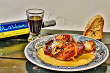 Pernil de porco assado no forno