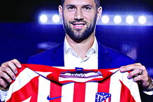 Felipe apresentado no Atl. Madrid  