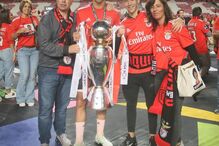 João Félix com os pais e o irmão