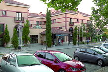 Segóvia Sierra fica num local paradisíaco. Está todo ele reservado para a equipa do atl. madrid.