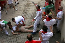 largada de touros em Espanha