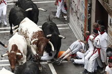 largada de touros em Espanha