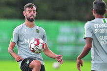 Bruno Fernandes continua a treinar com a equipa do Sporting na Suíça