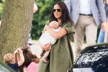 Meghan Markle com o bebé Archie