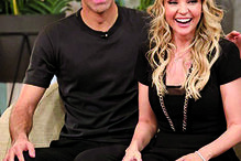 Jonas com a mulher, Melina Fernandes