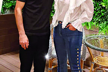 O ex-craque com Cristina Ferreira