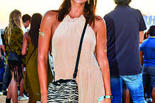 A atriz Isabel Figueira divertiu-se no evento 