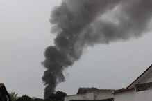 Incêndio no Parque de Campismo Piedense na Costa da Caparica	