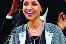 Ilhan Omar foi outra das visadas 