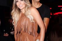 Luisão com a mulher, Brenda Mattar