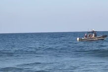 Banhistas incrédulos após aterragem de avião em praia nos Estados Unidos