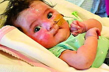 Matilde tem três meses de idade