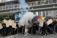 Protestos em Hong Kong