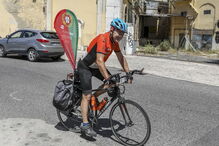 Filipe Gaivão pedalou 120km todos os dias de Bruxelas a Lisboa