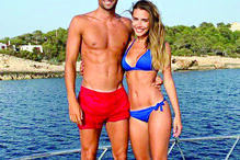 Enzo Zidane (Aves) com a namorada, Karen Gonçalves  