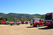 Parte dos meios manteve-se no local nas operações de consolidação de rescaldo ao longo de terça-feira