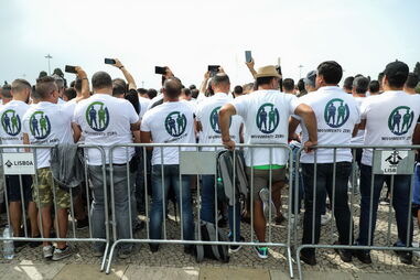 Polícias manifestam-se na celebração dos 152 anos da PSP