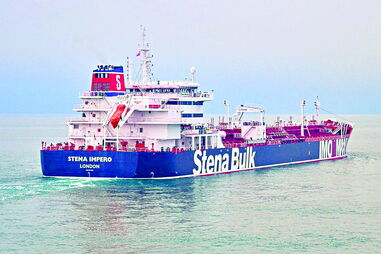 O petroleiro britânico ‘Stena Impero’ foi apresado semanas depois de um navio do Irão ser intercetado em Gibraltar