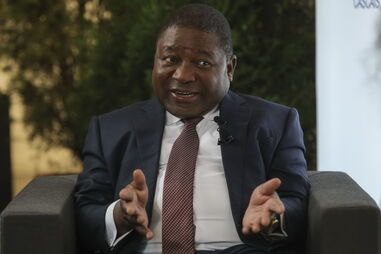 Filipe Nyusi, presidente moçambicano
