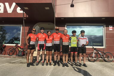 Filipe Gaivão saiu "pela fresca" para pedalar por mais uma etapa 